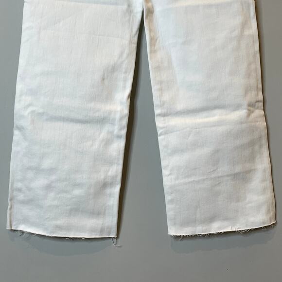 J.Crew 1996 Slim Wide Leg Jean Denim Vacation Holiday Date Trip CH680 White 26 - Picture 12 of 16